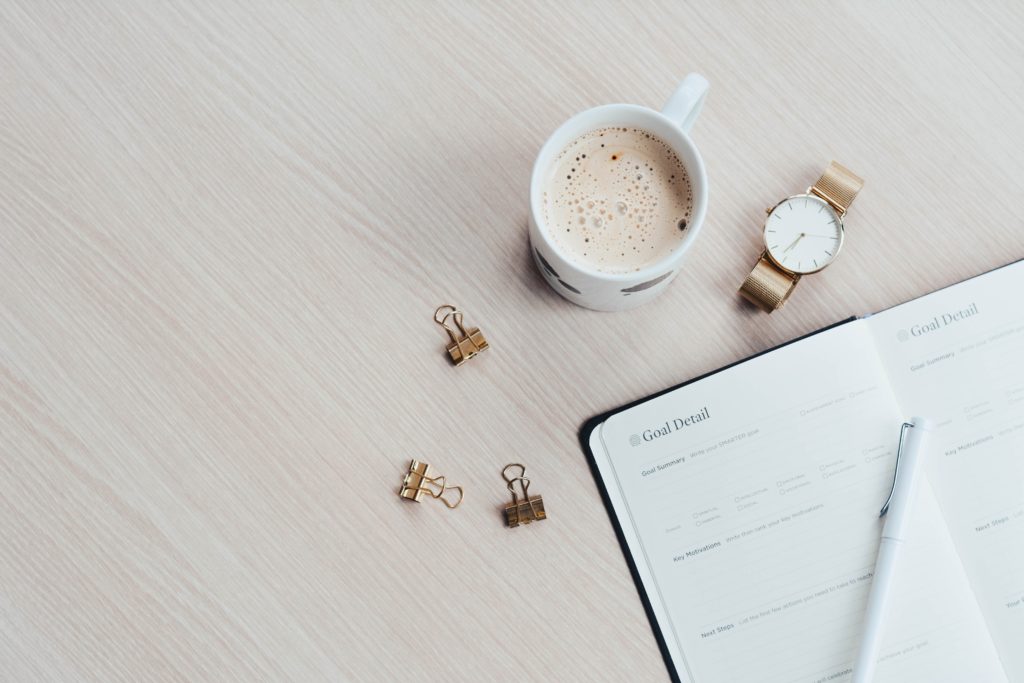 List your goals