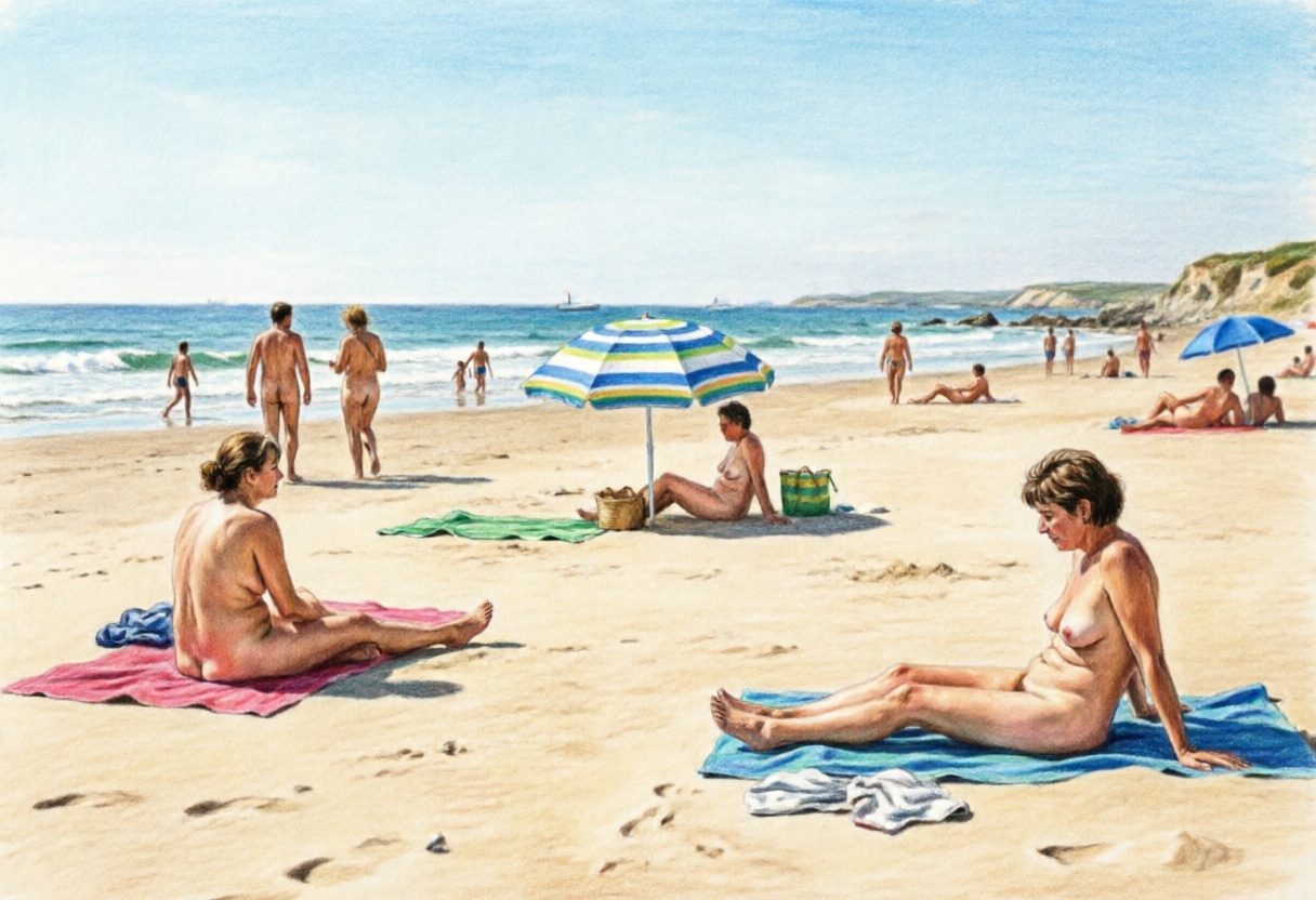 Dealing with Voyeurs on the Beach